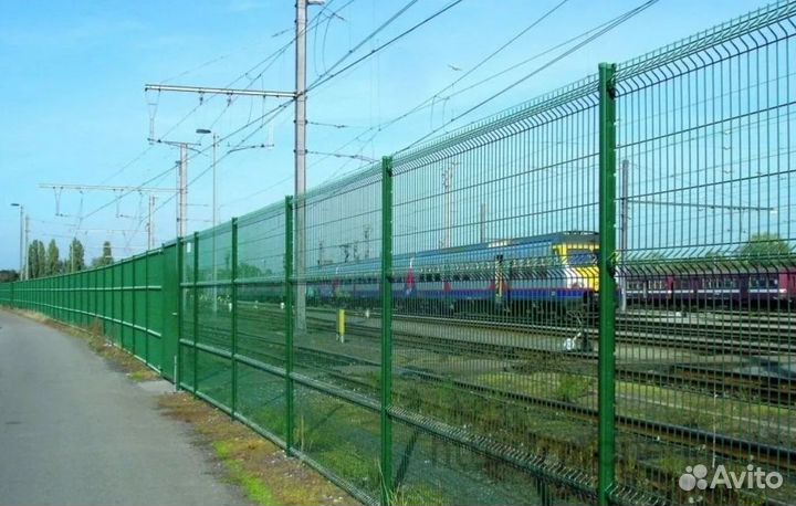 Забор из 3D сетки ,калитки качественно
