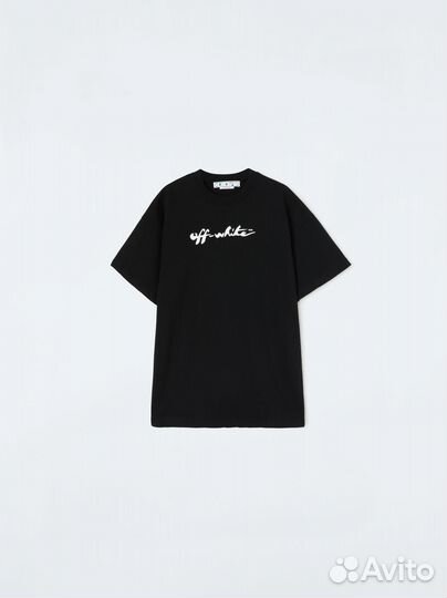 Off white платье-футболка теплое женское farfetch