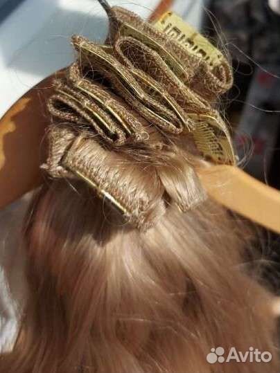 Искусственные волосы на заколках