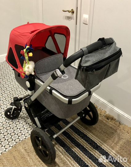 Коляска 2 в 1 bugaboo cameleon 3 melange grey
