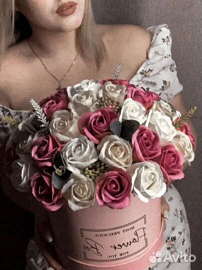 Букет Из Мыльных Роз