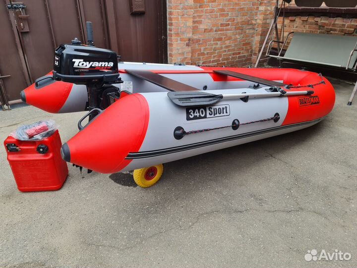 Лодка BoatsMan Sport340 нднд, мотор Toyama T5.8BMS