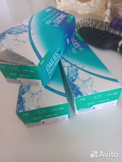 Линзы alcon однодневные -3.25