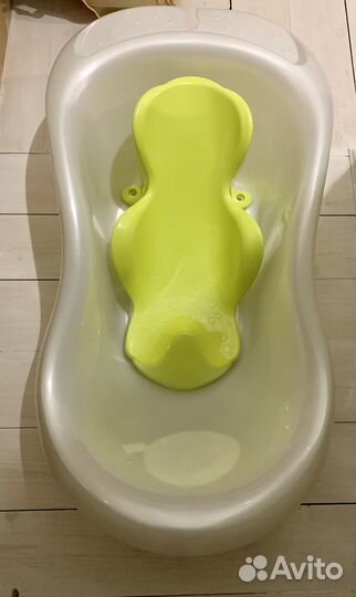 Детская ванночка с горкой для купания