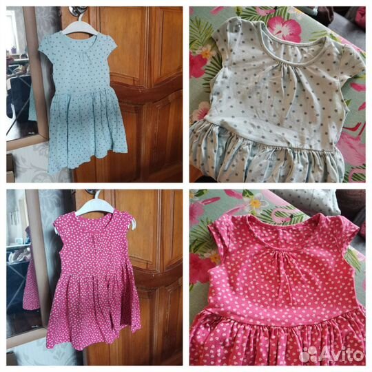 Одежда (7шт) для девочки 98-104см