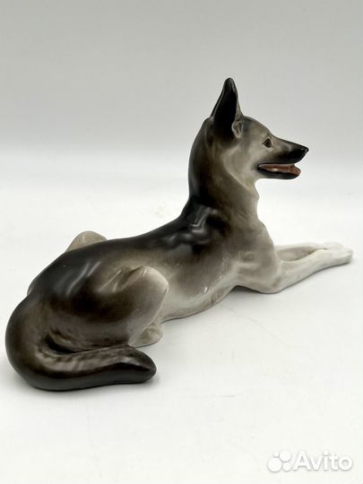 Статуэтка фарфор Овчарка лфз СССР