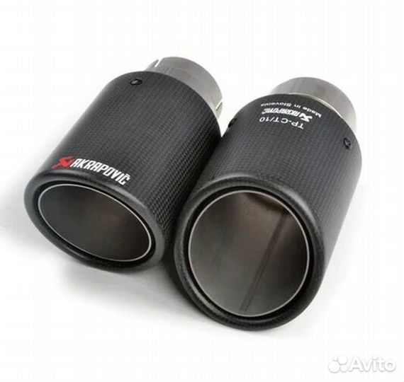 Насадка на глушитель Akrapovic style 76 - 114 (2 в