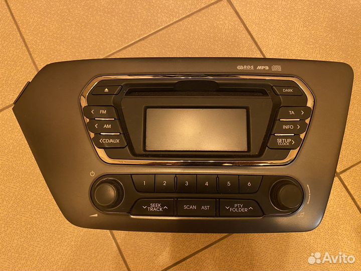 Штатная магнитола kia rio 3