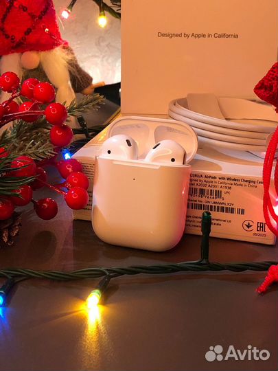 AirPods 2 Premium (NEW + Чехол)