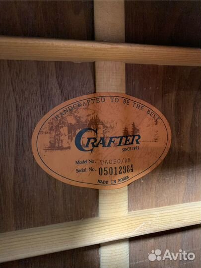 Акустическая гитара, Корея Crafter TA050/AM