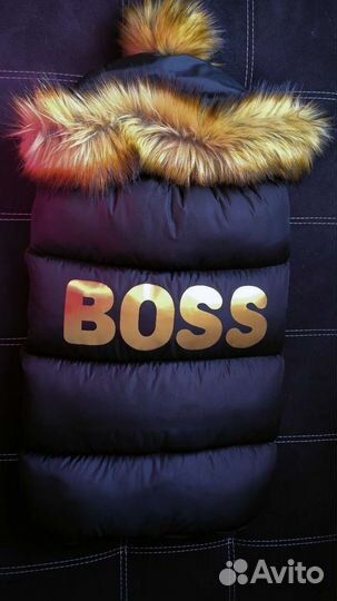 Конверт на выписку для мальчика зимний