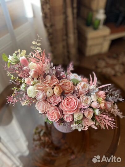 Букет из мыла. Подарок. Интерьерная композиция