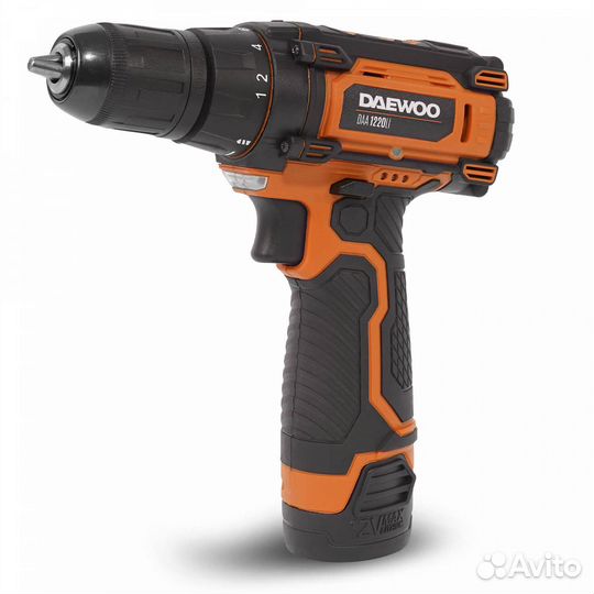 Дрель-шуруповерт аккумуляторная daewoo DAA 1220Li