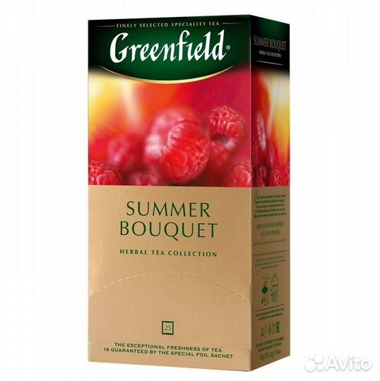 Чай Гринфилд Summer Bouquet Травяной 25 пакетиков