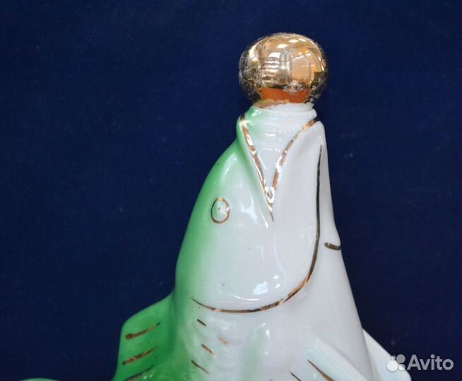 Фарфоровый набор- рыбки (редкая раскраска )