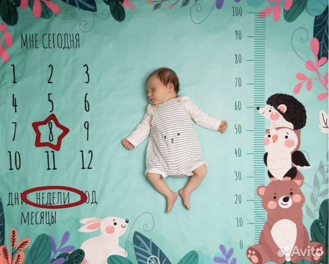 Фотоплед флисовый с рамками