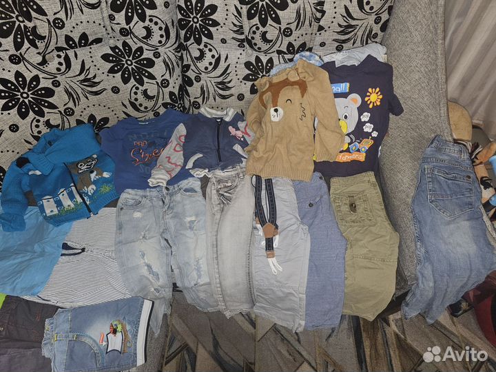 Вещи на мальчика с 74 до 92 пакетом