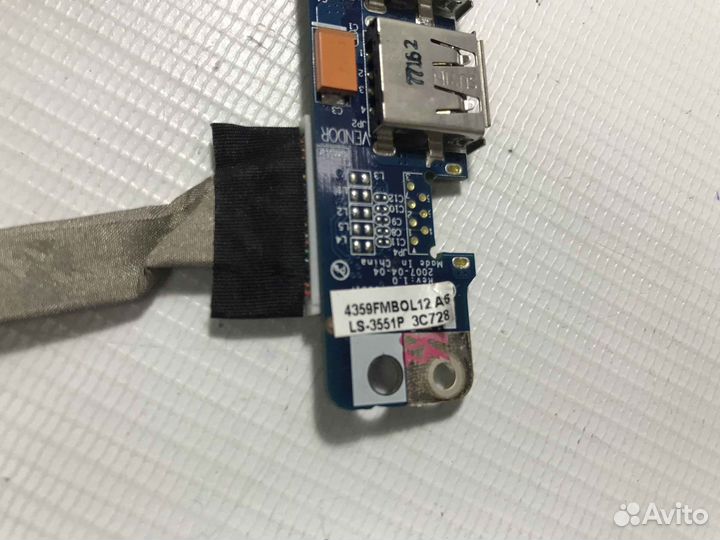 Плата USB для Acer Aspire 7520
