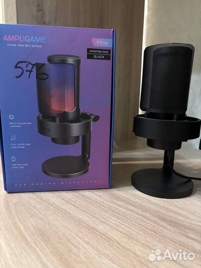 Конденсаторный USB-микрофон AmpliGame A8