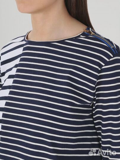 Лонгслив хлопковый в полоску Stella McCartney