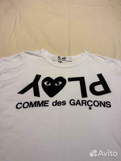 Comme des garcons play футболка оригинал cdg