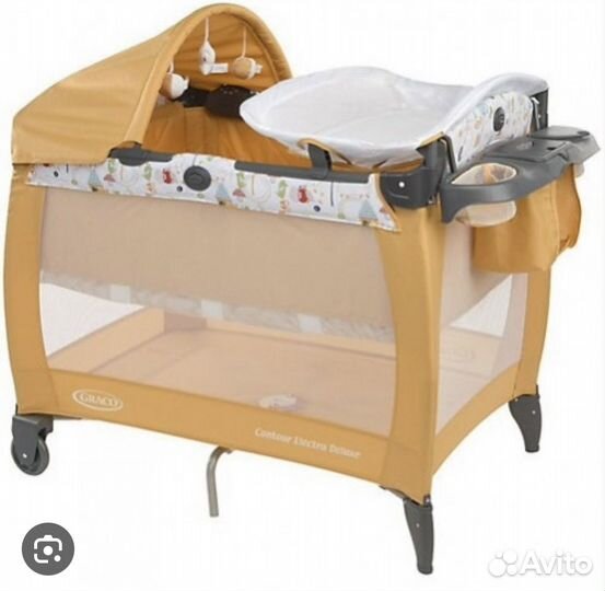 Манеж - кровать Graco Contour Electra Deluxe