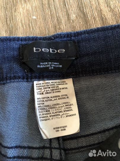 Шорты женские джинсовые bebe xs