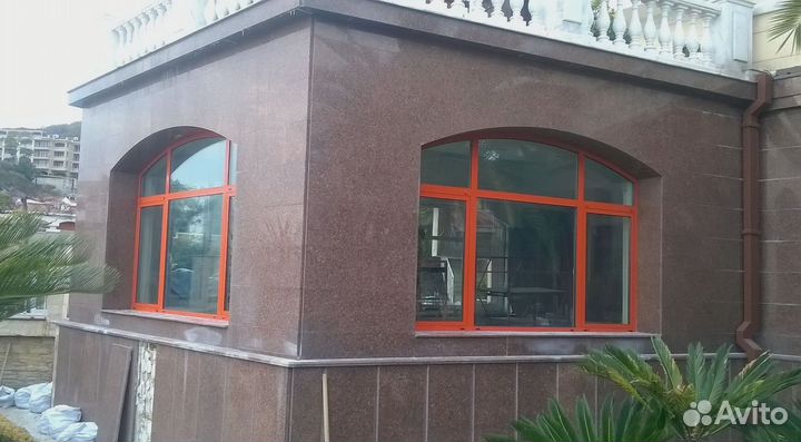 Раздвижные алюминиевые окна, двери, витражи