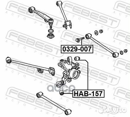 Болт с эксцентриком honda accord CL# 2002-2008