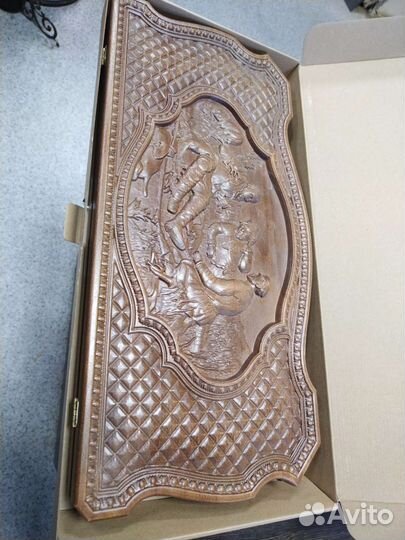 Нарды резные из бука 50-25