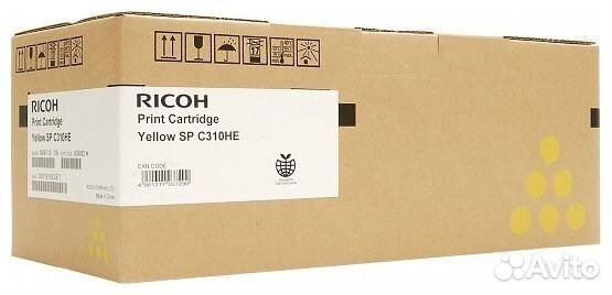 Картридж Ricoh type SP C310-HE-Y (406482) 1181820