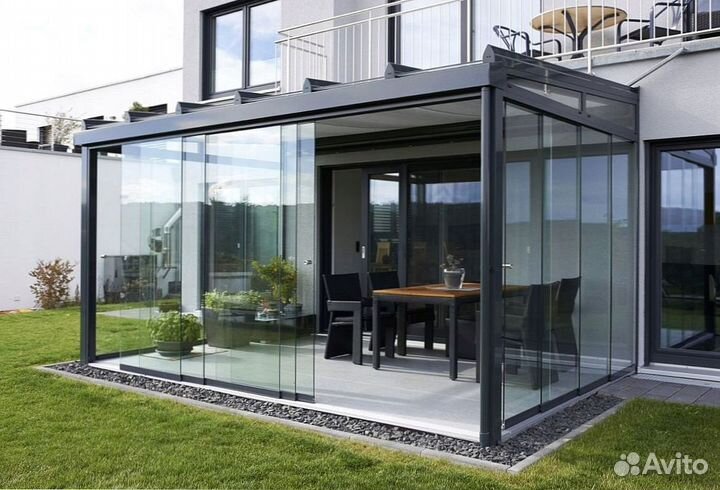 Безрамное остекление