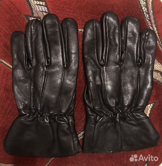 Перчатки мужские кожаные