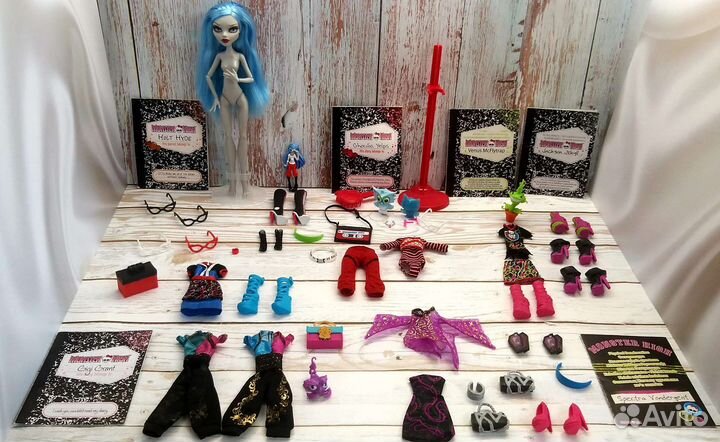 Аксесуары монстер хай/питомец/дневник