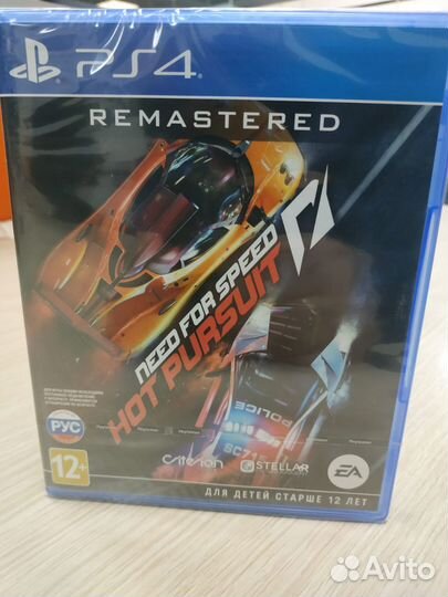 Need for Speed Hot Pursuit Remastered PS4 новый