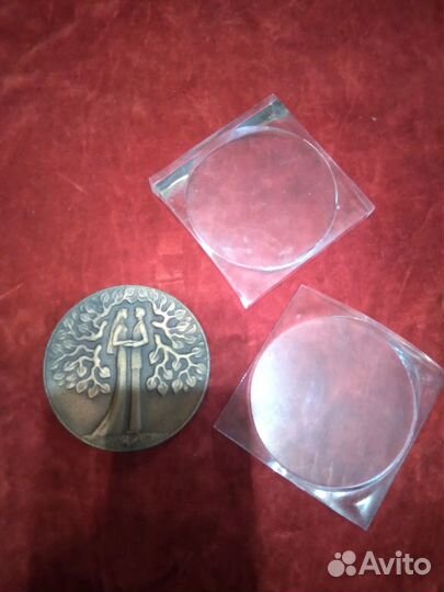 Настольная памятная свадебная медаль СССР