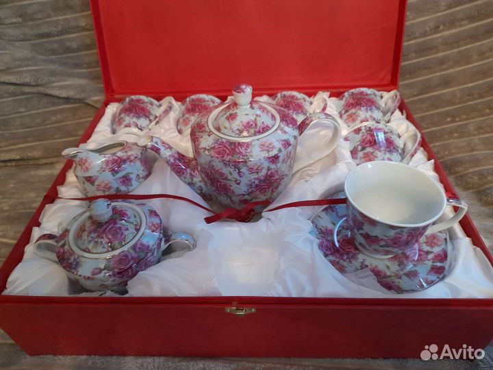 Чайный набор, 15 предметов, Китай, фарфор