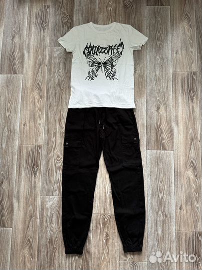 Брюки джогеры на девочку 158