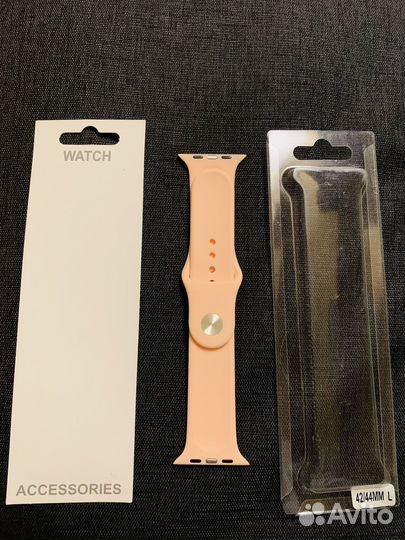 Силиконовый ремешок для Apple Watch 42/44 mm, L