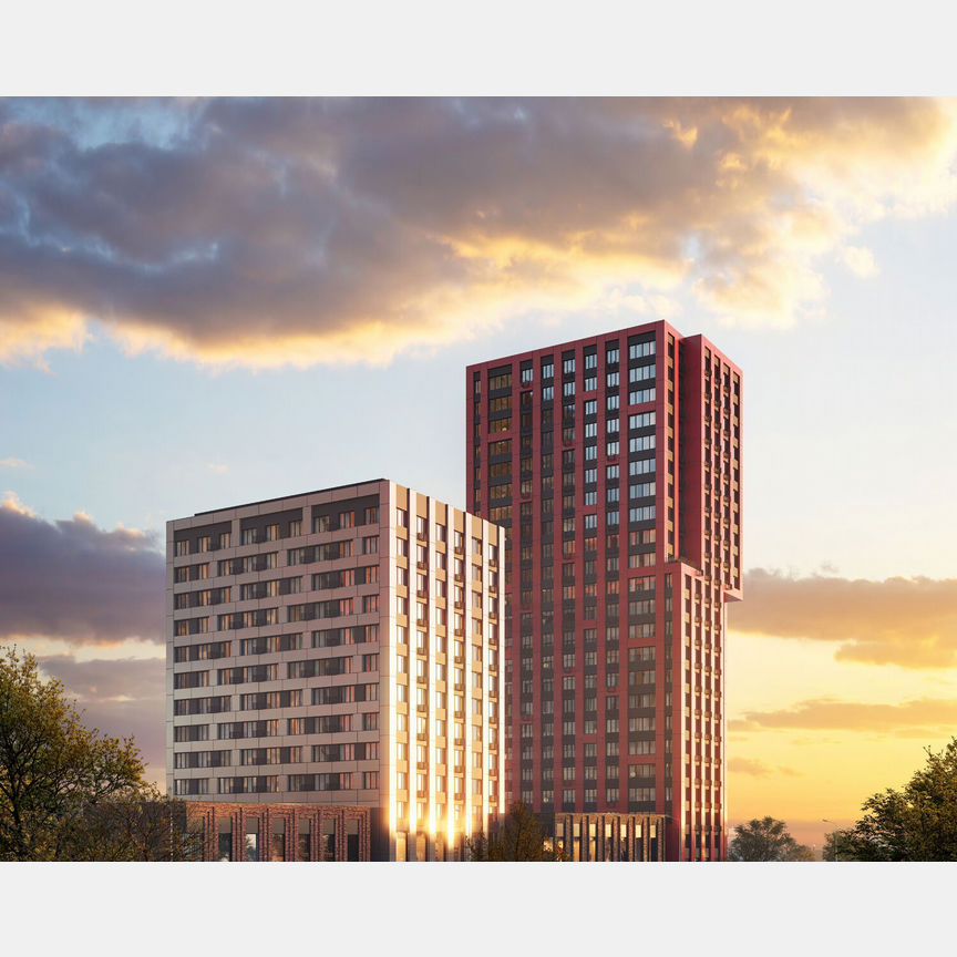 3-к. квартира, 55,8 м², 67/68 эт.