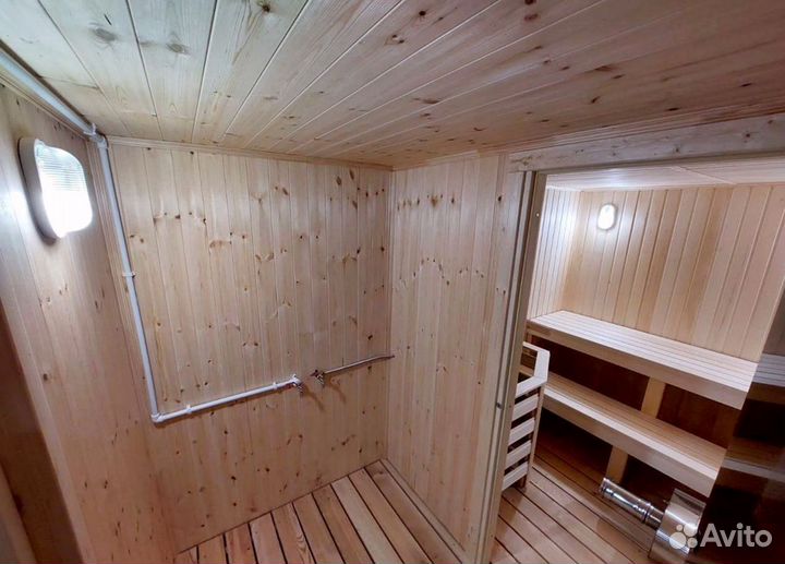 Баня под ключ новая