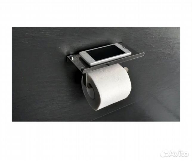 Бумагодержатель с полкой для телефона