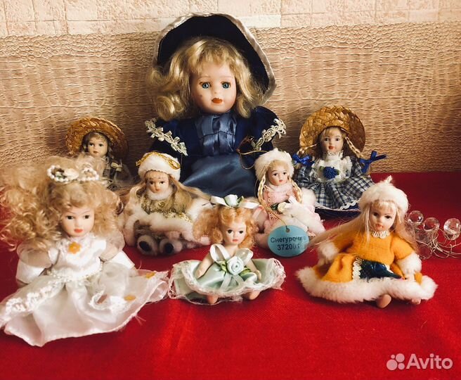Коллекционные куколки фарфоровые