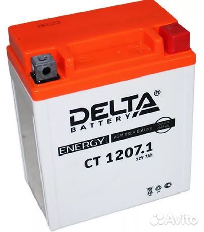 Акб 12V7Ah (114х70х132) (необслуж.) Delta