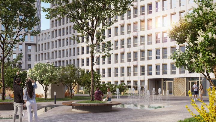 1-к. квартира, 42,9 м², 7/28 эт.