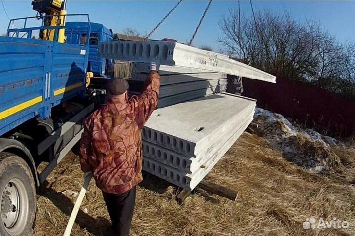 Плиты рядом с проушинами