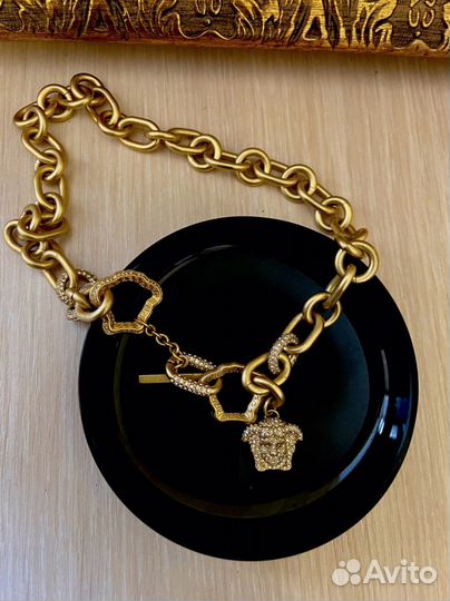Колье цепь Versace