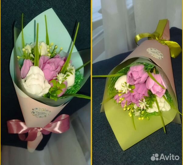 Цветы из мыла