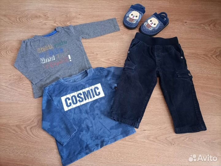 Вещи пакетом на мальчика 74-86 см/9-18 мес за всё