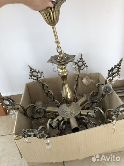 Люстра хрустальная